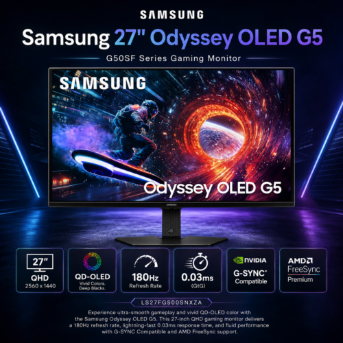 Samsung G5 OLED 27” QHD