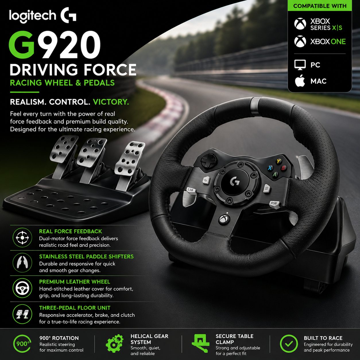 Logitech G920 Racing Wheel