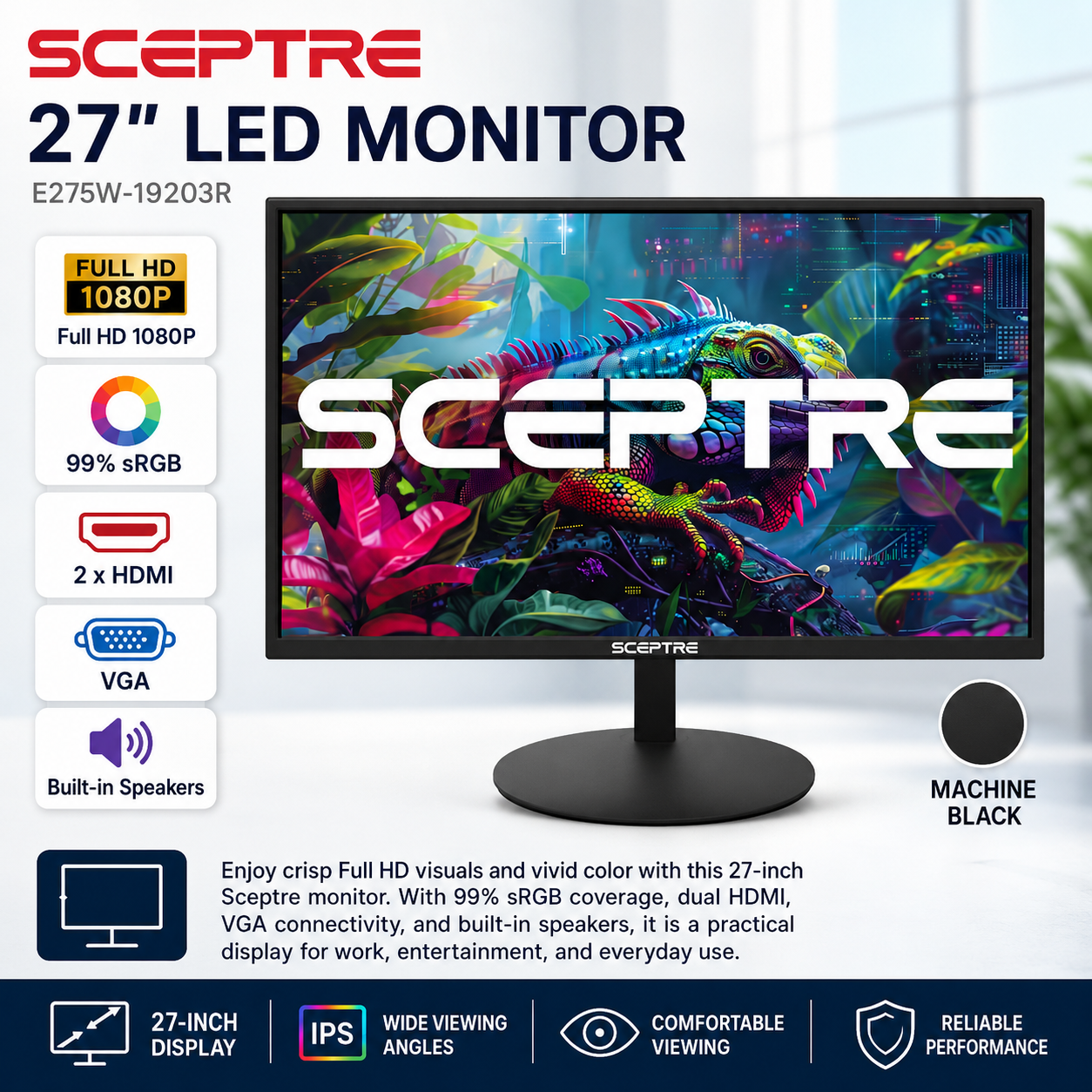 Sceptre 27” FHD Monitor
