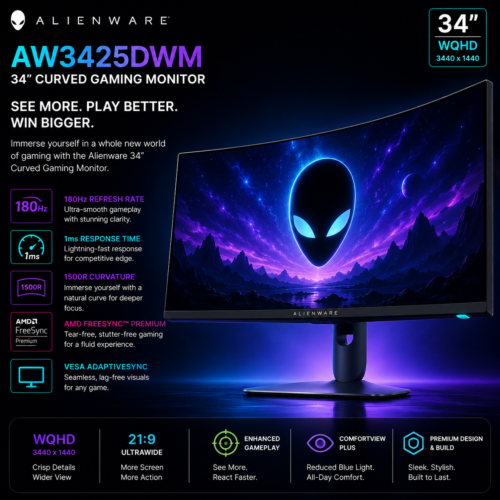 Alienware AW3425DWM 34”