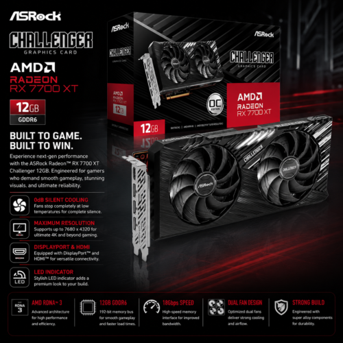 ASRock AMD Radeon RX 7700