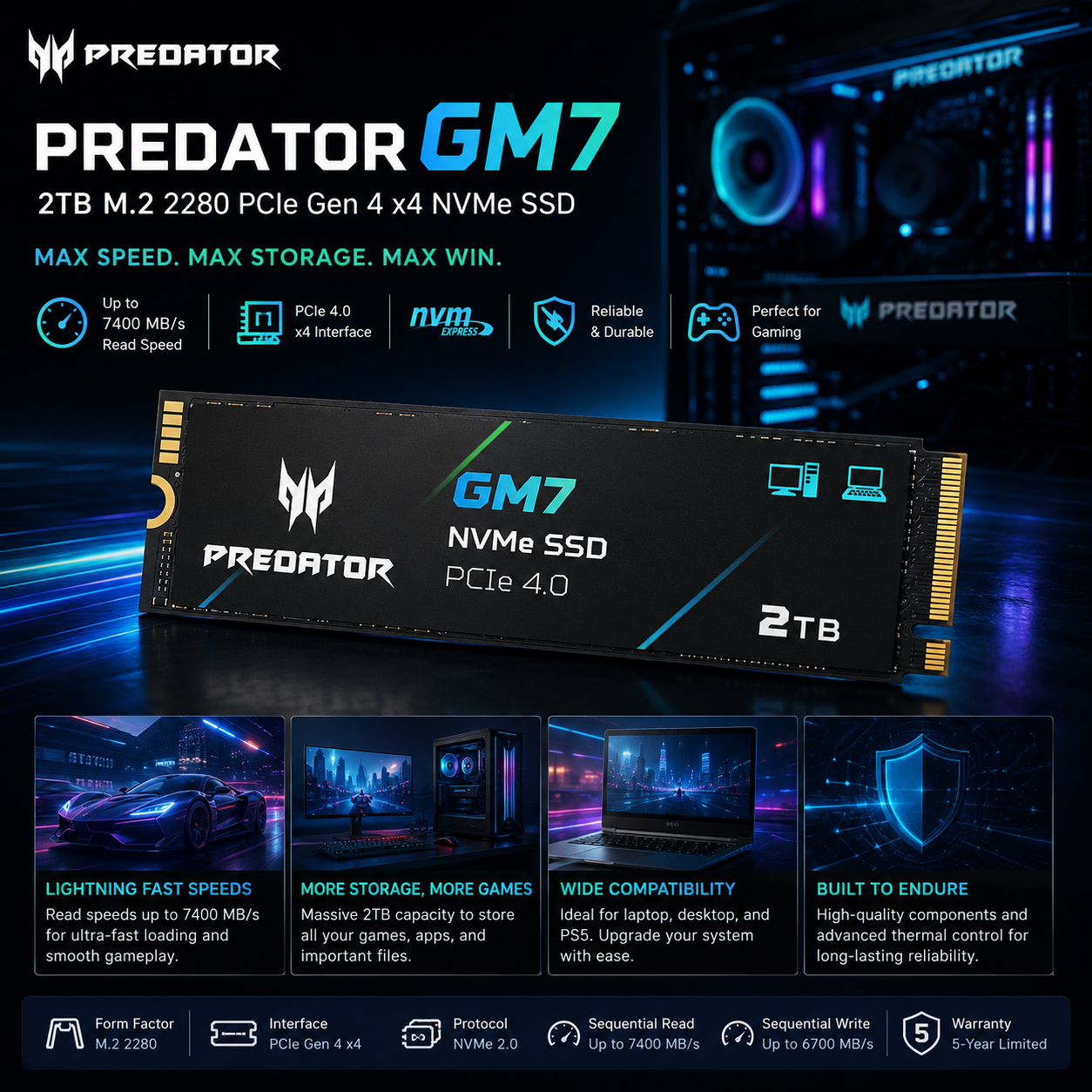 Acer Predator 2TB
