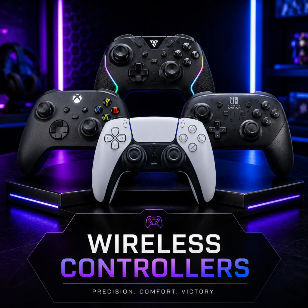 Gaming controllers available at GameVault