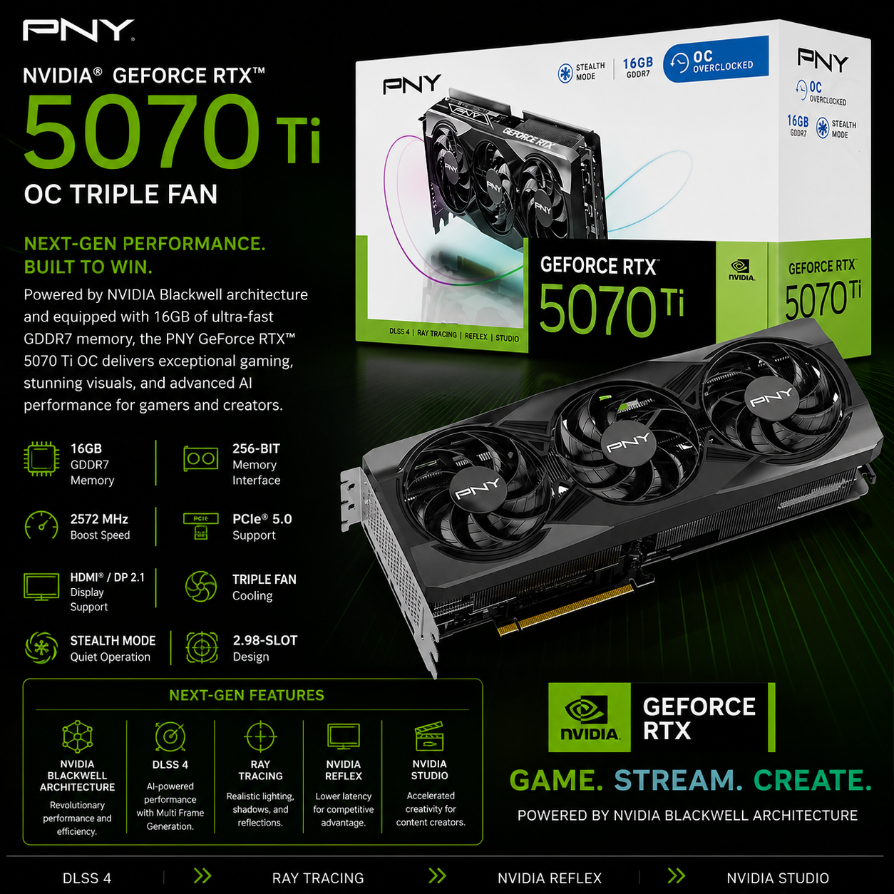 PNY GeForce RTX 5070 OC