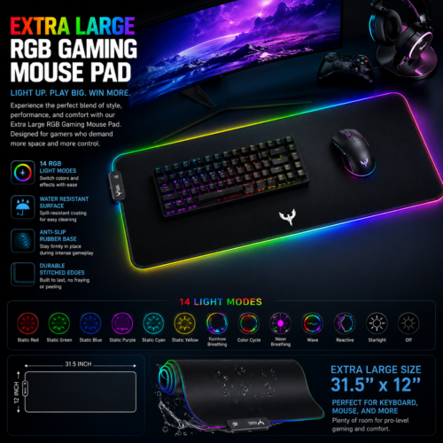 RGB Gaming Mouse Pad