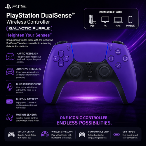 Purple DualSense