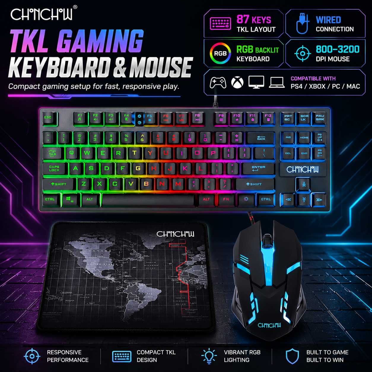 CHONCHOW TKL Gaming Set