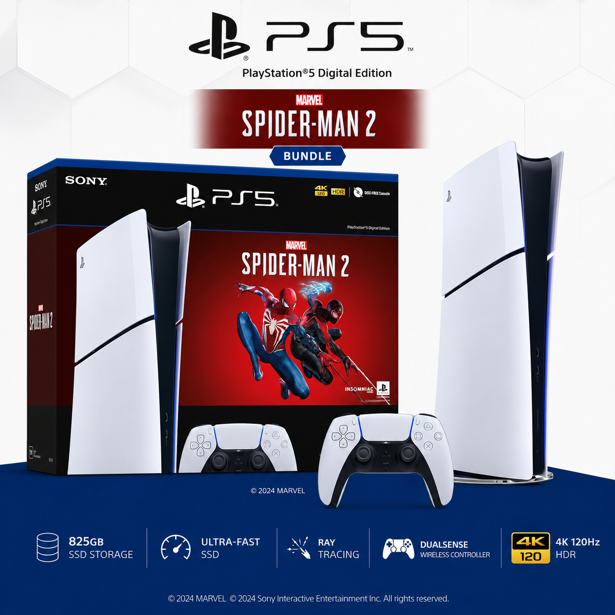 PS5 Digital spiderman 2 m