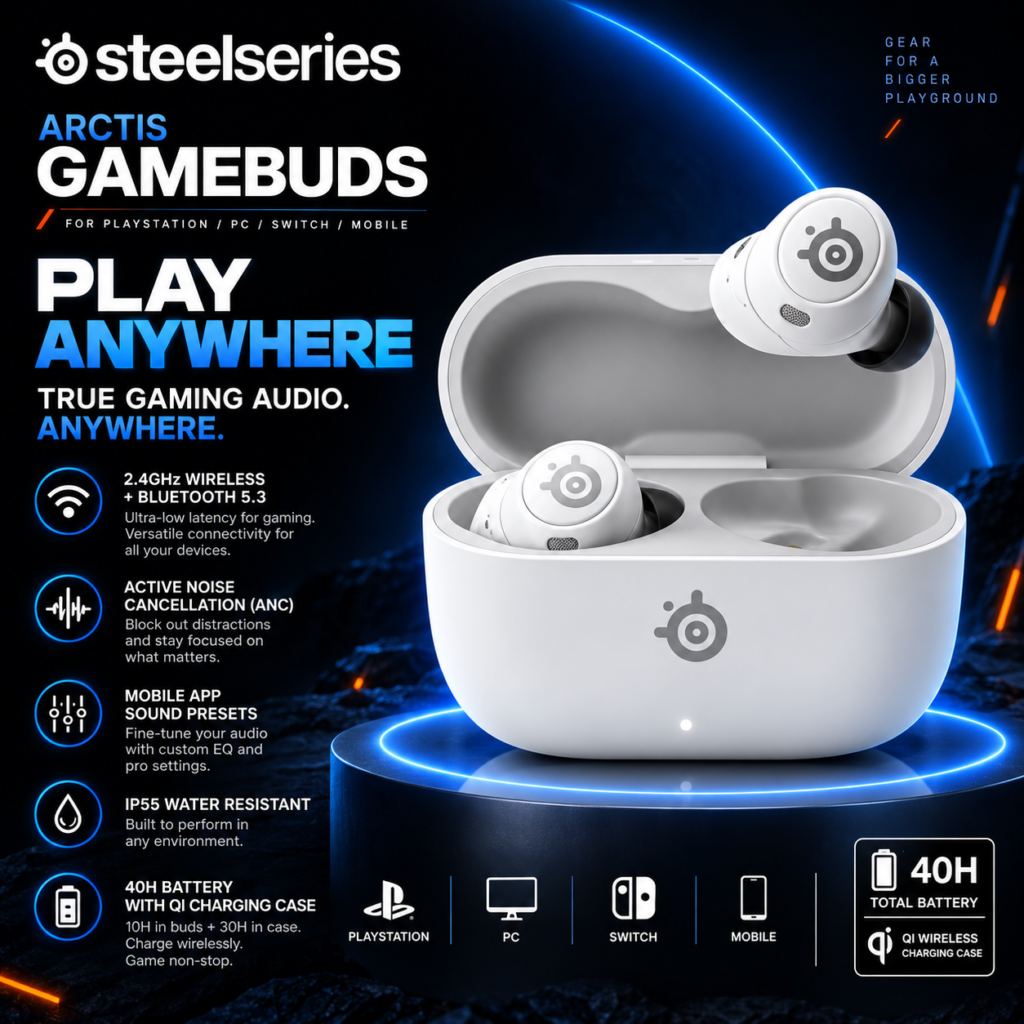 Arctis GameBuds Pro white