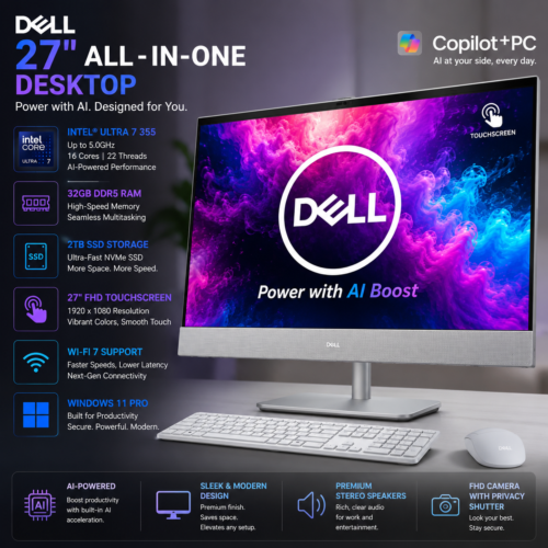 Dell 27" AI All-in-One Desktop