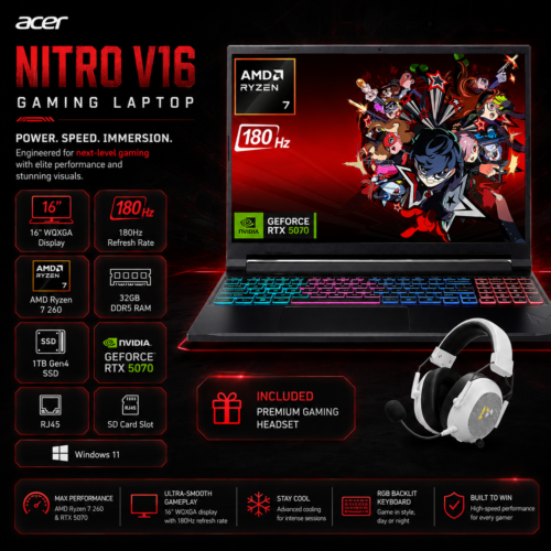 Acer Nitro V16 RTX 5070