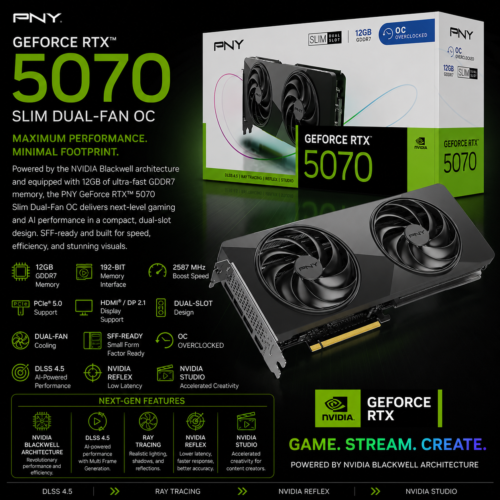 PNY GeForce RTX 5080 Slim