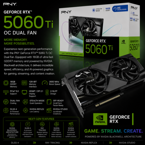 PNY GeForce RTX 5060 Dual