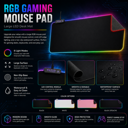 RGB Gaming Mouse Pad XL