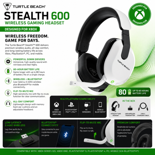 Turtle 600 White