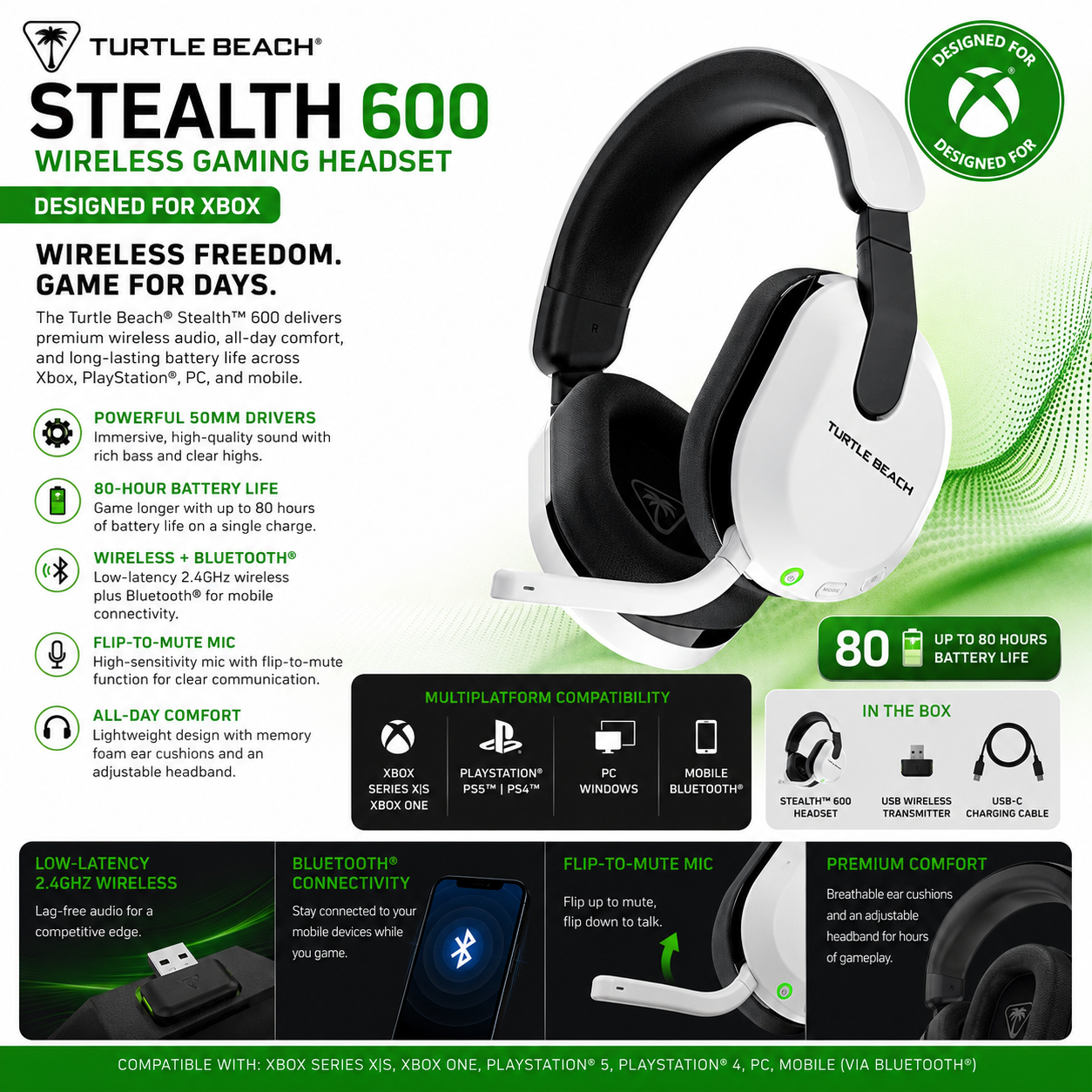 Turtle 600 White