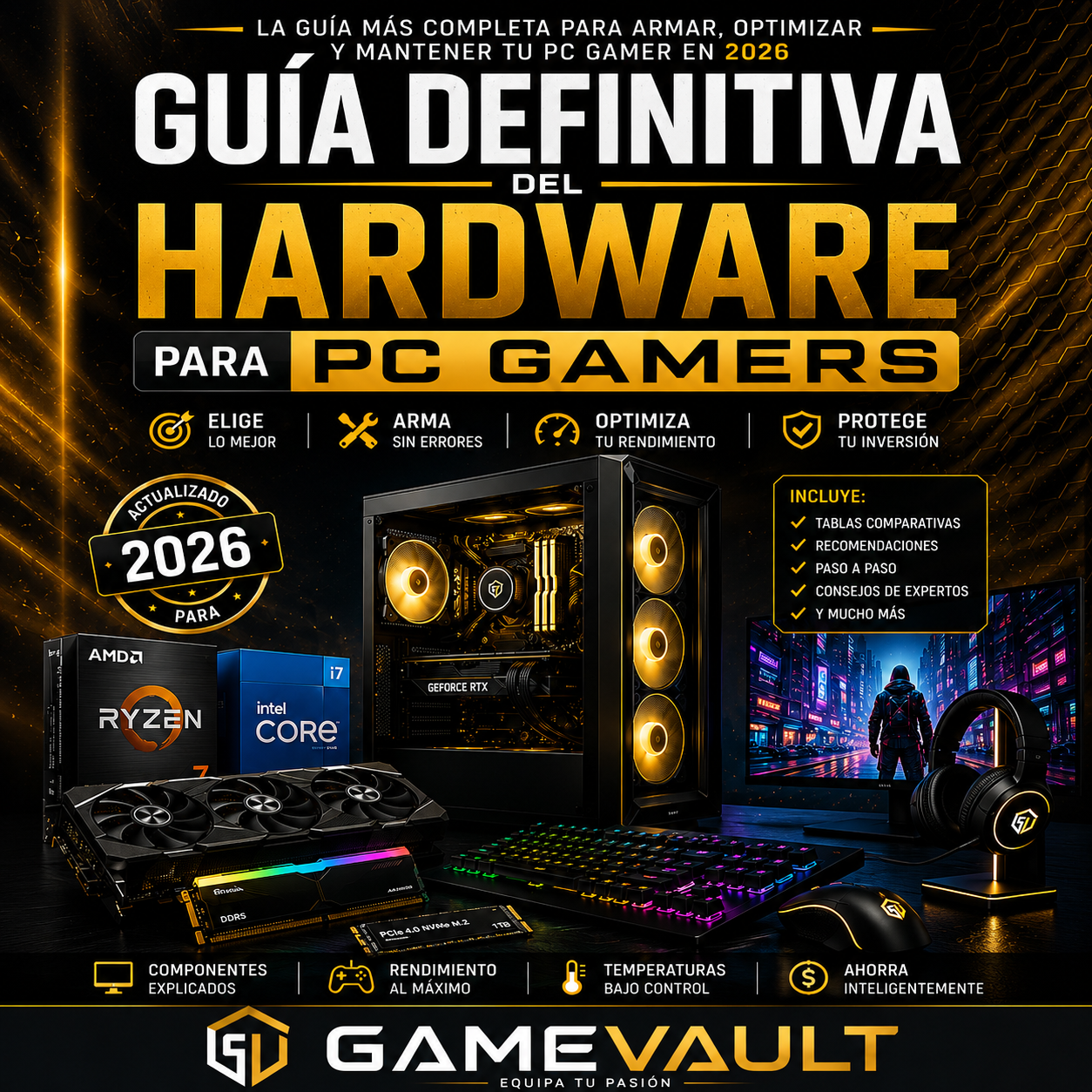 Guía Definitiva del Hardware para-PC Gamers (Edición 2026)