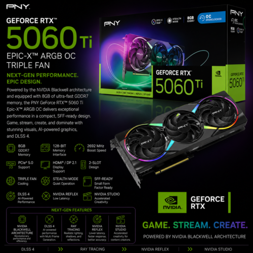 PNY GeForce RTX 5060 ARGB