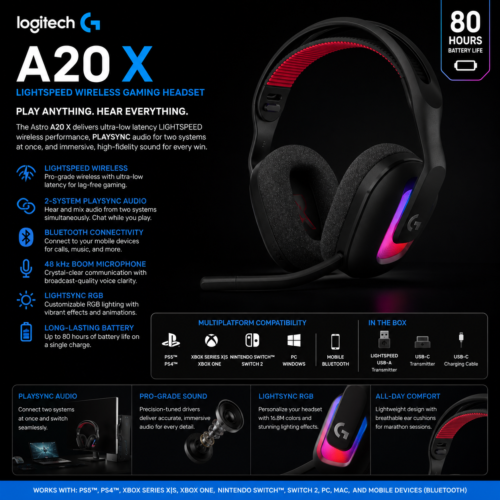 Logitech G A20X