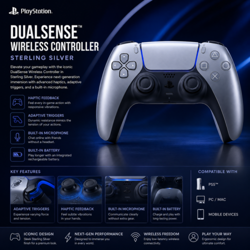 DualSense Silver