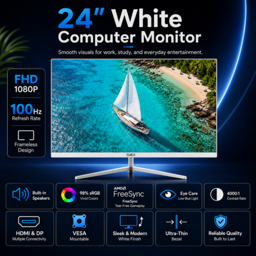 24” White 100Hz Monitor