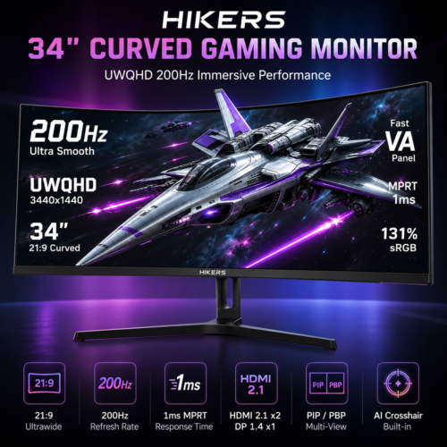 HIKERS 34in UWQHD 200Hz