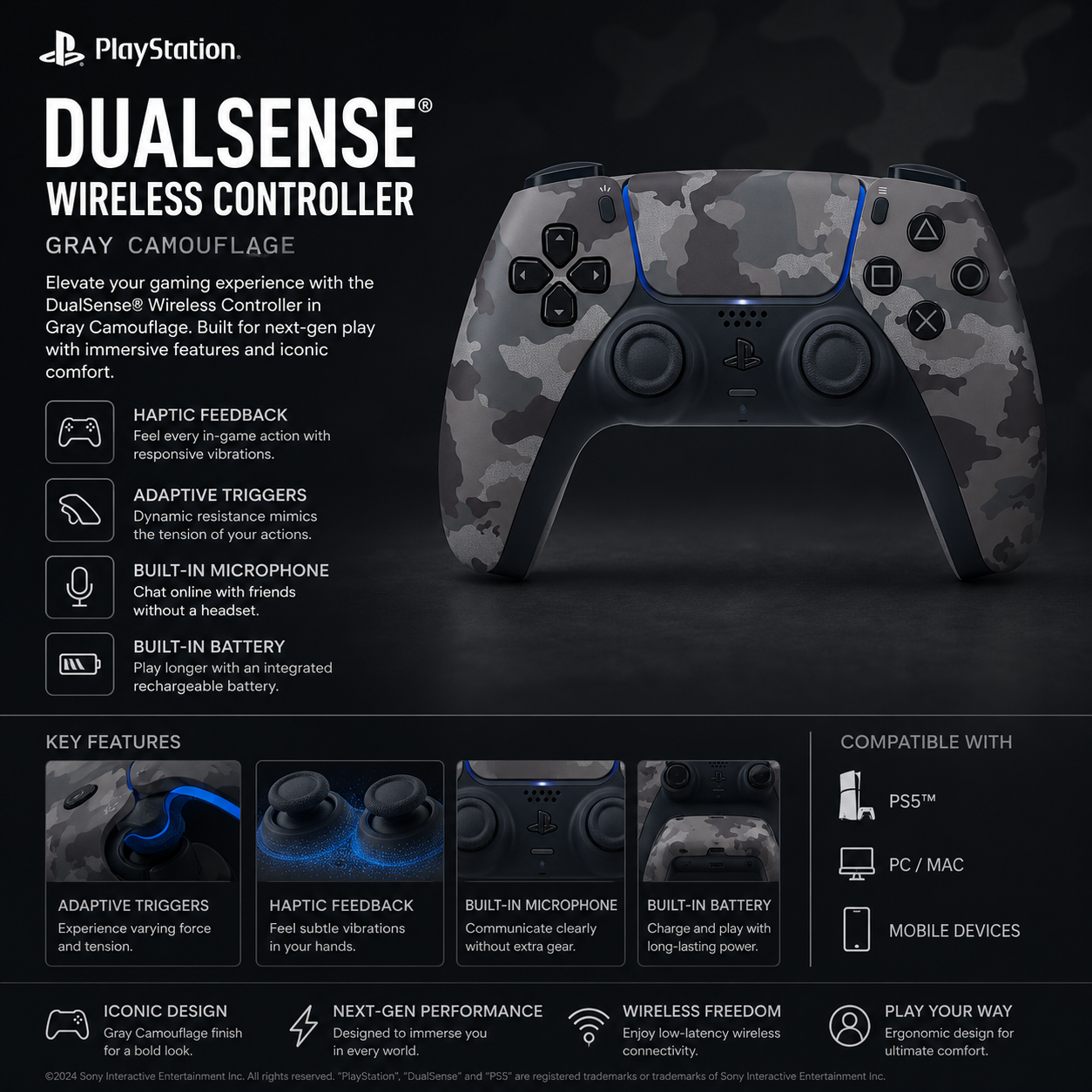 DualSense Gray
