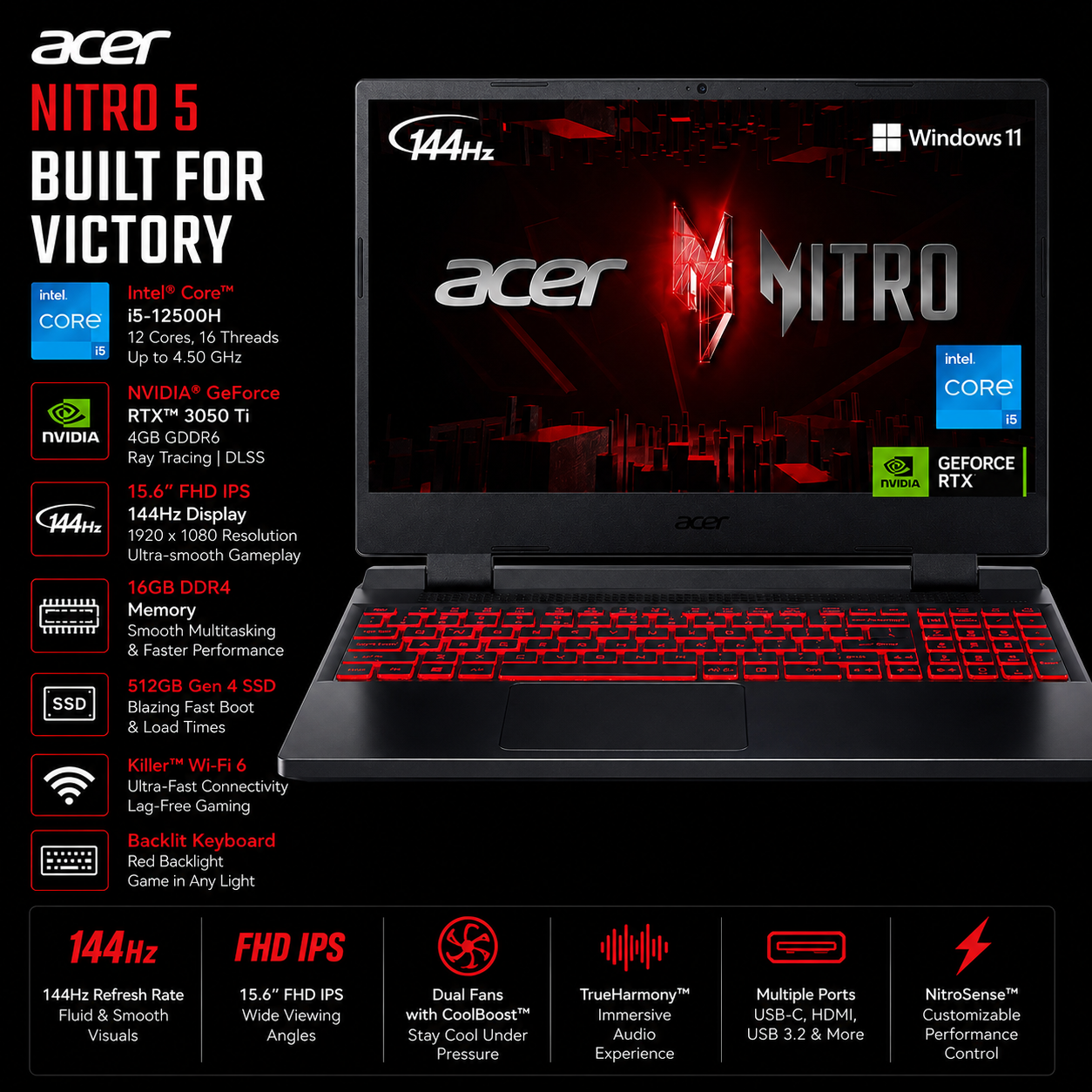 Acer Nitro 5 RTX3050 Ti